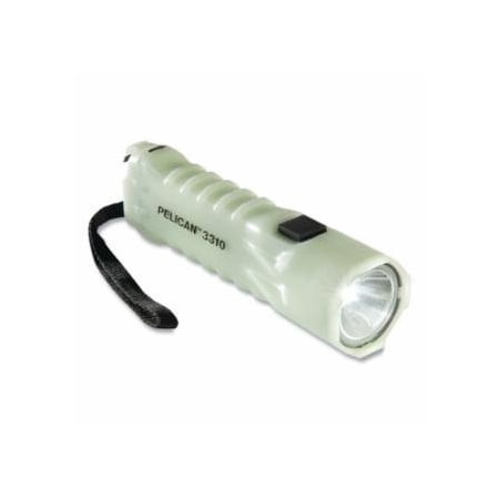 Pelican 3310PL LED Flashlight, 3-AA Batteries, 378 lm High, Glow-in-the-Dark 562-033100-0102-247