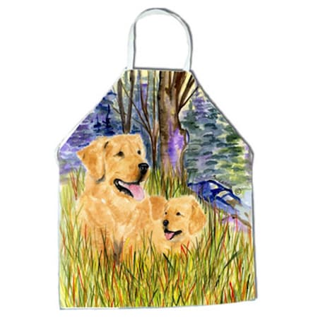 Carolines Treasures Golden Retriever Apron - 27 H x 31 W in. SS8014APRON