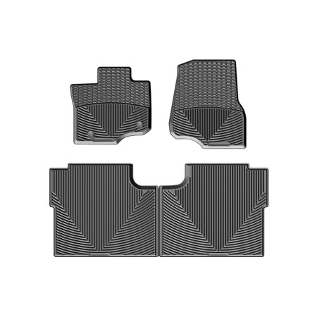 Weathertech Black, Front and Rear All Weather Floor Mats WTFB345346