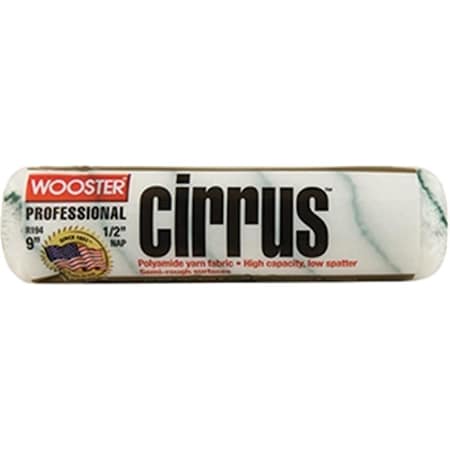 Wooster R194 9 in. Cirrus 0.5 in. Roller Cover 71497177476