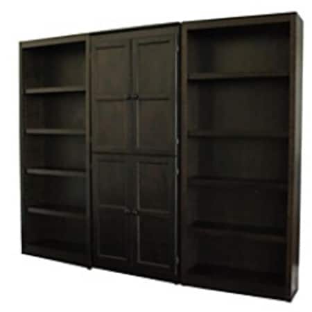 Concepts In Wood 3-Piece Wall and Storage System- Espresso Finish 15 Shelves, 3PK WKT3072-E