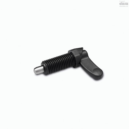 Elesa AISI 303 SS plunger, without locking nut, PMT.200-SST-5-1/2-20-A PMT.200-SST-A (inch sizes)