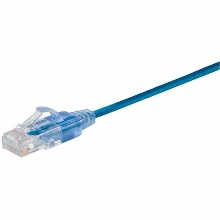 Monoprice Voice and Data Patch Cord, Blue, 1 ft L 44499