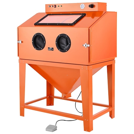 Vevor 115 Gallon Sandblasting Cabinet Heavy Duty Steel Sand Blaster 40-120 PSI SBC450E
