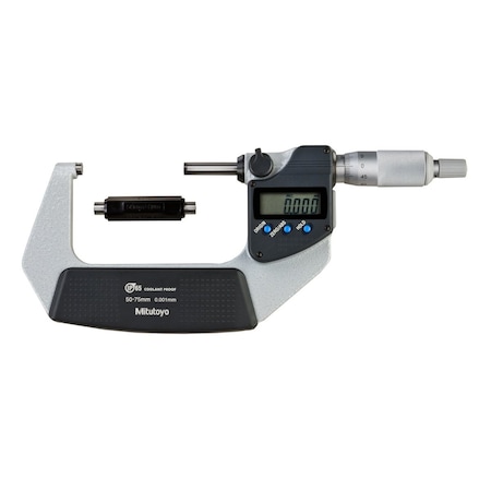 Mitutoyo Digimatic Outside Micrometer, 50-75mm, .001mm, O, RS 293-232-32
