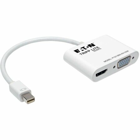 Tripp Lite 6IN MINI DISPLAYPORT TO HDMI VGA 4K ADAPTER CONVERTER CABLE MDP TO HDMI VGA 6INC P137-06N-HV-V2W