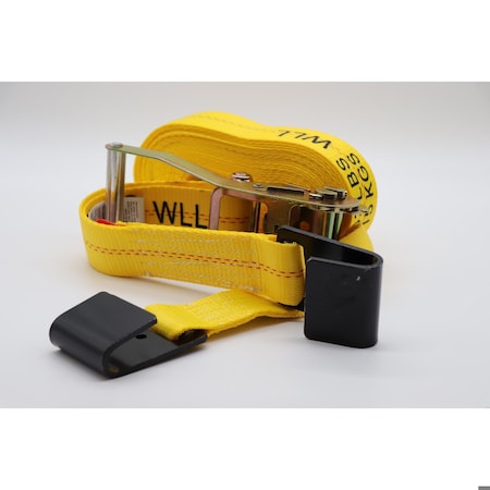 Briargate Ratchet Strap, 2in X30ft with 2 Steel Flat Hook Ends. Working Load Limit, 3,333 Lbs. F230RFH