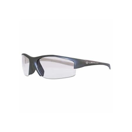 Smith And Wesson Equalizer Safety Glasses, Clear Polycarbonate Lens, Anti-Fog, Gunmetal, Nylon 412-21296