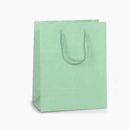 Nashville Wraps Aqua Matte Gift Bags, Cub 8x4x10, 100PK MTCBAQ