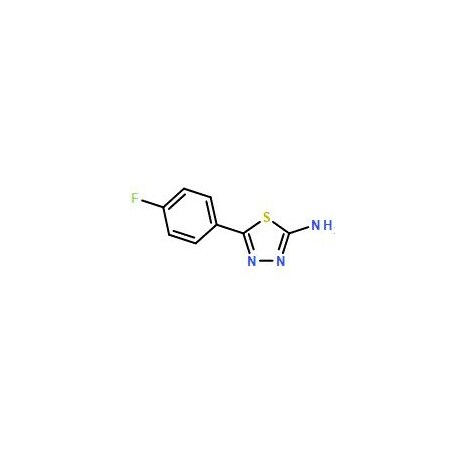 Ak Scientific 5-(4-Fluoro-phenyl)-[1, 3, 4]thiadiazol-2-ylamine (5g), CAS 942-70-1 3895AF-5g