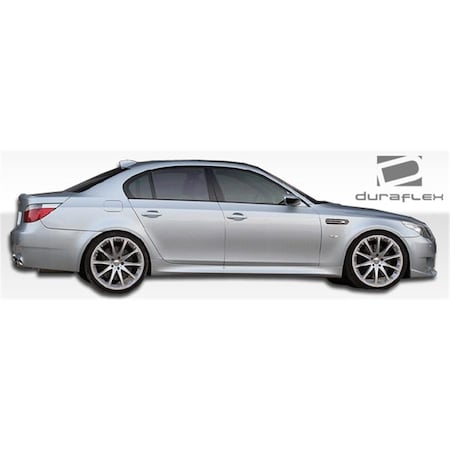 Duraflex 2004-2010 BMW 5 Series E60 M5 Look Side Skirts Rocker Panels - 2 Piece, 2PK 104422