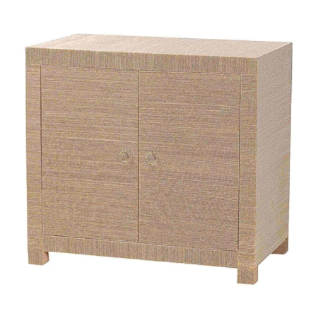 Bali & Pari Halen Natural Grasscloth Storage Cabinet 266-14554-ZORO
