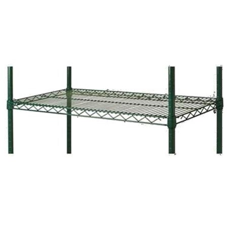 Focus Foodservice FocusFoodService  21 in. x 24 in. Epoxy Wire Shelf - Green FF2124G