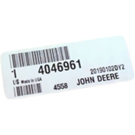 John Deere PLATE, JOHN DEERE OEM 4046961 4046961