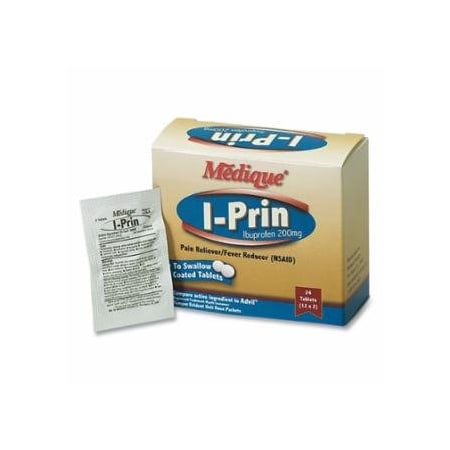 Medique I-Prin Anti-Inflammatory Pain Reliever, Ibuprofen, Unflavored 899-10064