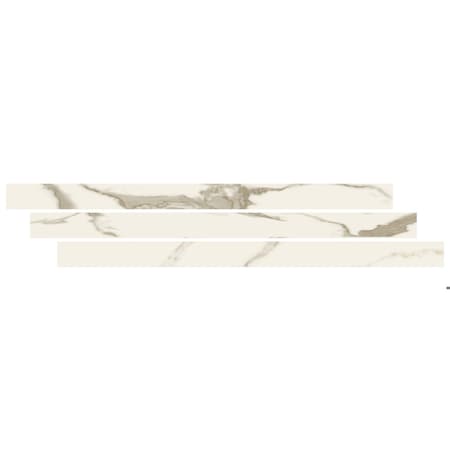 Msi LVT Trim, LVT, White-Cool, 94 in L, 1.77 in W, Low Gloss ZOR-LVT-TR-0632