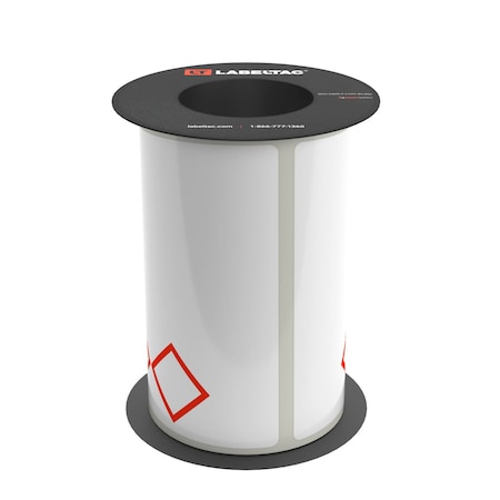 Labeltac GHS Die-Cut Labels, 9 Model 8in x 8in, 100 labels LT9, 2 Diamond LT88GHS2-V2-C