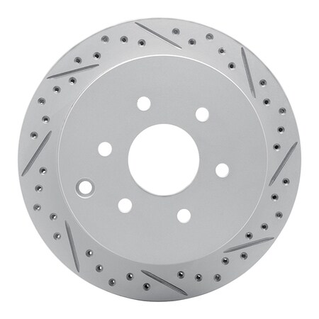 Dynamic Friction Co DFC Geoperformance Rotor - Drilled and Slotted 830-67094R