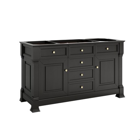 James Martin Vanities Brookfield 60 in. Single Vanity, Black Onyx 547-V60S-BKO
