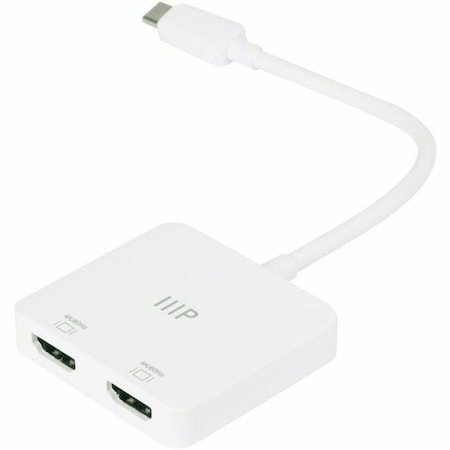 Monoprice SUPPORTS TWO 4K at 60HZ HDMI DISPLAYS, THUNDERBOLT 3, AND DISPLAYPORT ALT MODE 43525