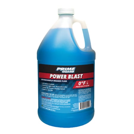 Prime Guard Prime Guard 0 Degree F Power Blast Blue Wash Windshield Washer Fluid - Gallon PRIM91806