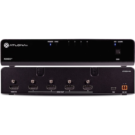 Atlona 4K Hdr Four-Output HDMI Distribution Amplifier AT-RON-444