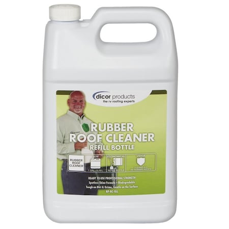 Dicor Use To Clean RV Rubber Roof And Vehicle Exteriors, 1 Gallon Can, Single RP-RC-1GL