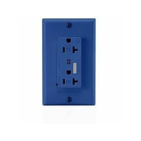 Leviton Straight Blade Receptacle, 5-20R, 20 A, 125V AC, Flush Mount, Self-Grounded T7380-B
