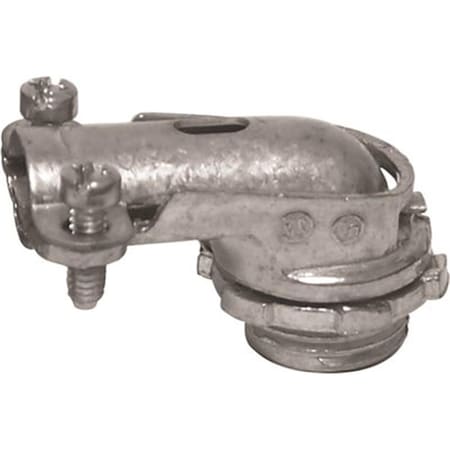 Dendesigns 0.75 in. Squeeze Connector 90 deg Angle, Zinc DE1810447
