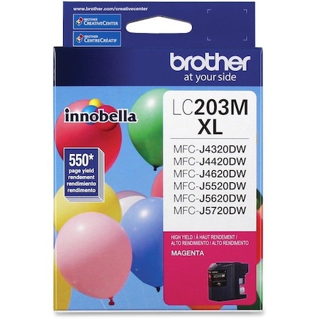 Brother High Yield Magenta Ink Cartridge LC203M