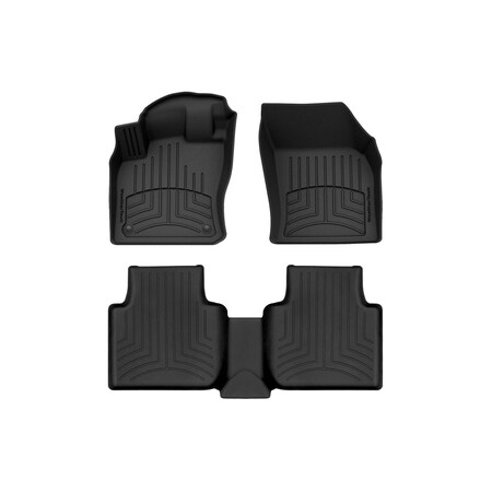Weathertech Black, Front and Rear FloorLiner HP 44989-1-3IM