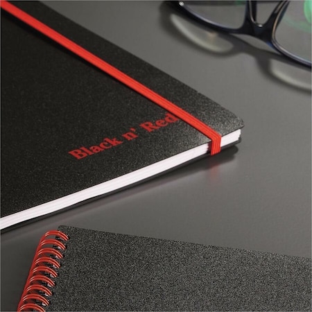 Black N Red 11 x 8-1/2" Twinwire Notebook, Binding: Wirebound JDKK66652