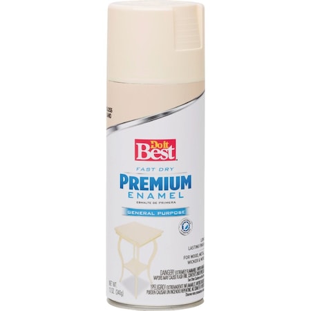 Do It Best Premium Enamel 12 Oz. Gloss Spray Paint Sand 203496D