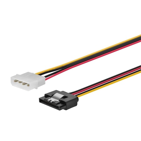 Monoprice Sata 8In 15Pin Female To Molex4Pin Male 8799