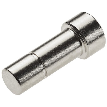 Parker Metric Metal Push-to-Connect Fitting, Brass, Silver 139PLP-10M