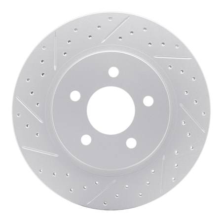 Dynamic Friction Co DFC Geoperformance Rotor - Drilled and Slotted 830-54058L