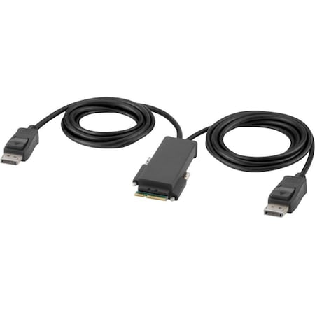 Belkin Modular DP Dual Head Console Cable 6 Feet F1DN2MOD-CC-P06