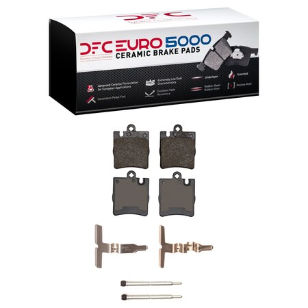 Dfc 5000 Euro Ceramic Disc Brake Pad Set,  1600-0876-01