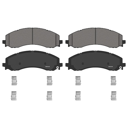 Wagner Brake QuickStop Front Disc Brake Pad Set Semi-Metallic,  ZX2223