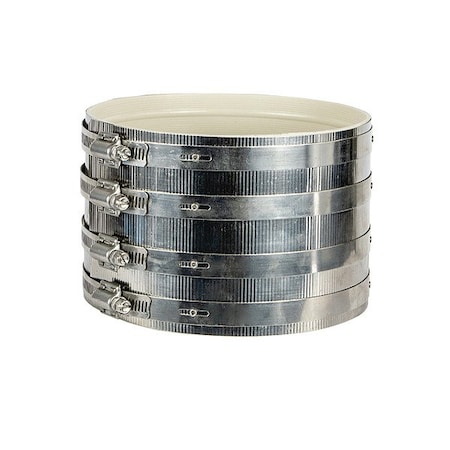 Orion Coupling Body, Silver; White, Straight 950115