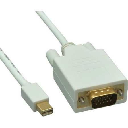 Cable Wholesale Mini DisplayPort to VGA Video Cable, Mini DisplayPort Male to VGA Male, 3 foot 10H1-62403