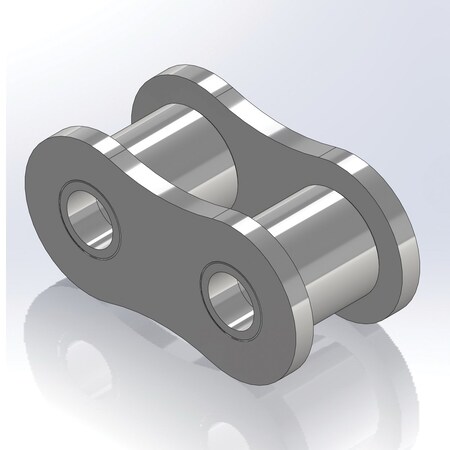 Senqcia Inspire Series SBR 160RL Single Strand Riv Link, 160 chain, 2 P, 2.7 OAW, .562 Pin S-160RL