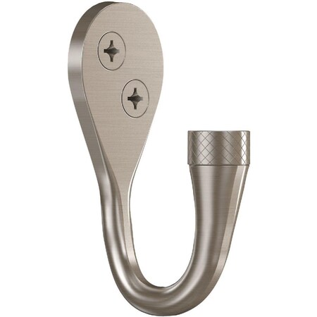 Homepage Powell Knurled Hook, Stain Nickel HO3244602