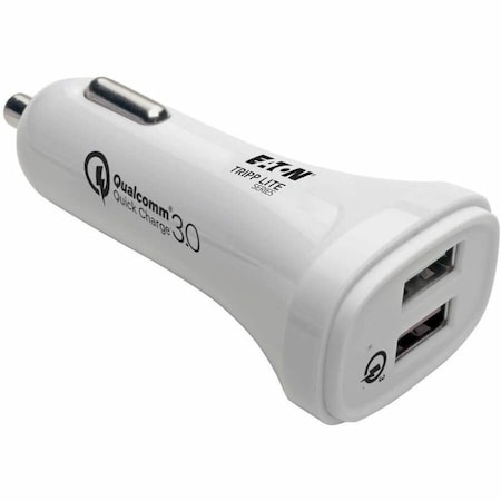 Tripp Lite USB CAR CHRG QUICK CHARGE DUAL USBA 3.0a U280-C02-S-QC3U