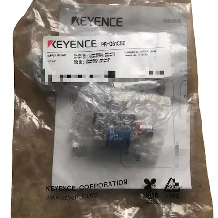 Keyence Self-Contained Photoelectric Sensor, M18 Threaded, M12 Connect PR-G61CBD