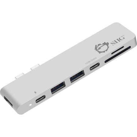 Siig THUNDERBOLT 3 USB-C HUB HDMI WITH CARD R JU-TB0412-S1