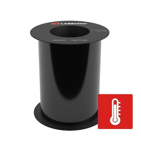 Labeltac High Temperature Supply 7in x 75ft LT9, Black LT703HT-C