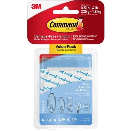 Command Refill Strip, Clear 17200CLR