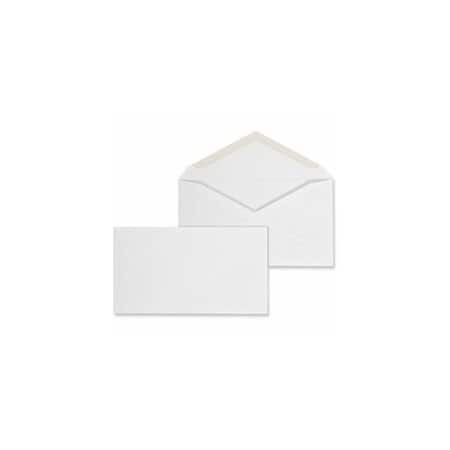 Universal Business Envelope, No 6 3/4, Square Flap, Gummed Closure, 3.06 x 6.6, White, 125PK, 125PK UNV35226