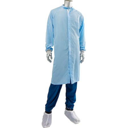Uniform Technology C3 ISO 4 (Class 10) Cleanroom Frock CFRZC-65LB-M